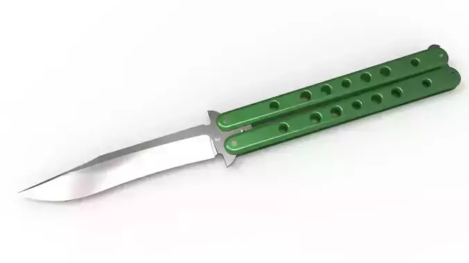 Butterfly knife Balisong Free 3D print model