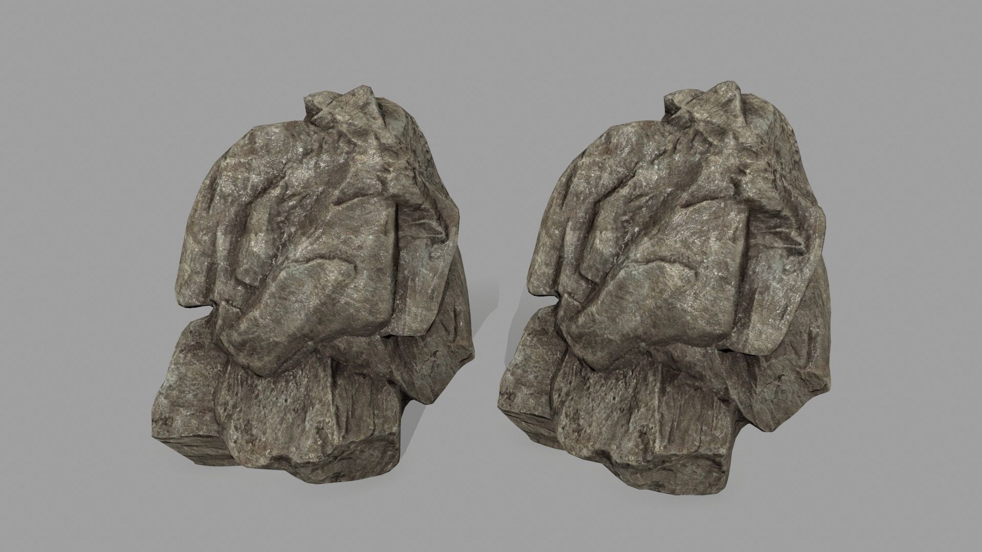 rocks set 01 Low-poly 3D model_21
