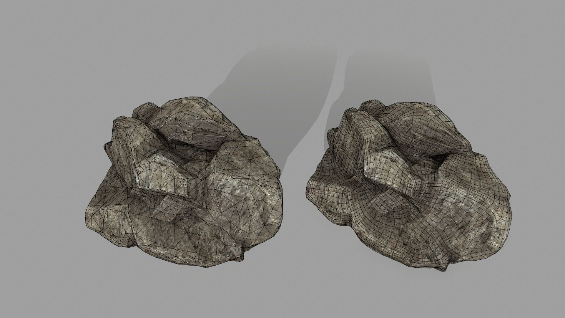 rocks set 01 Low-poly 3D model_14