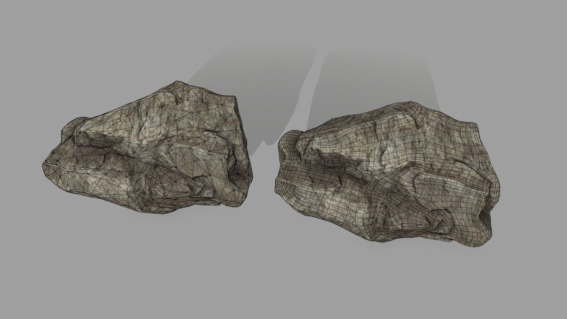 rocks set 01 Low-poly 3D model_12