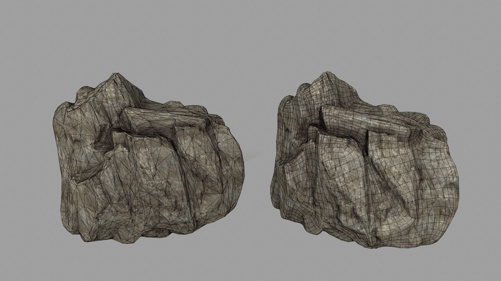 rocks set 01 Low-poly 3D model_27