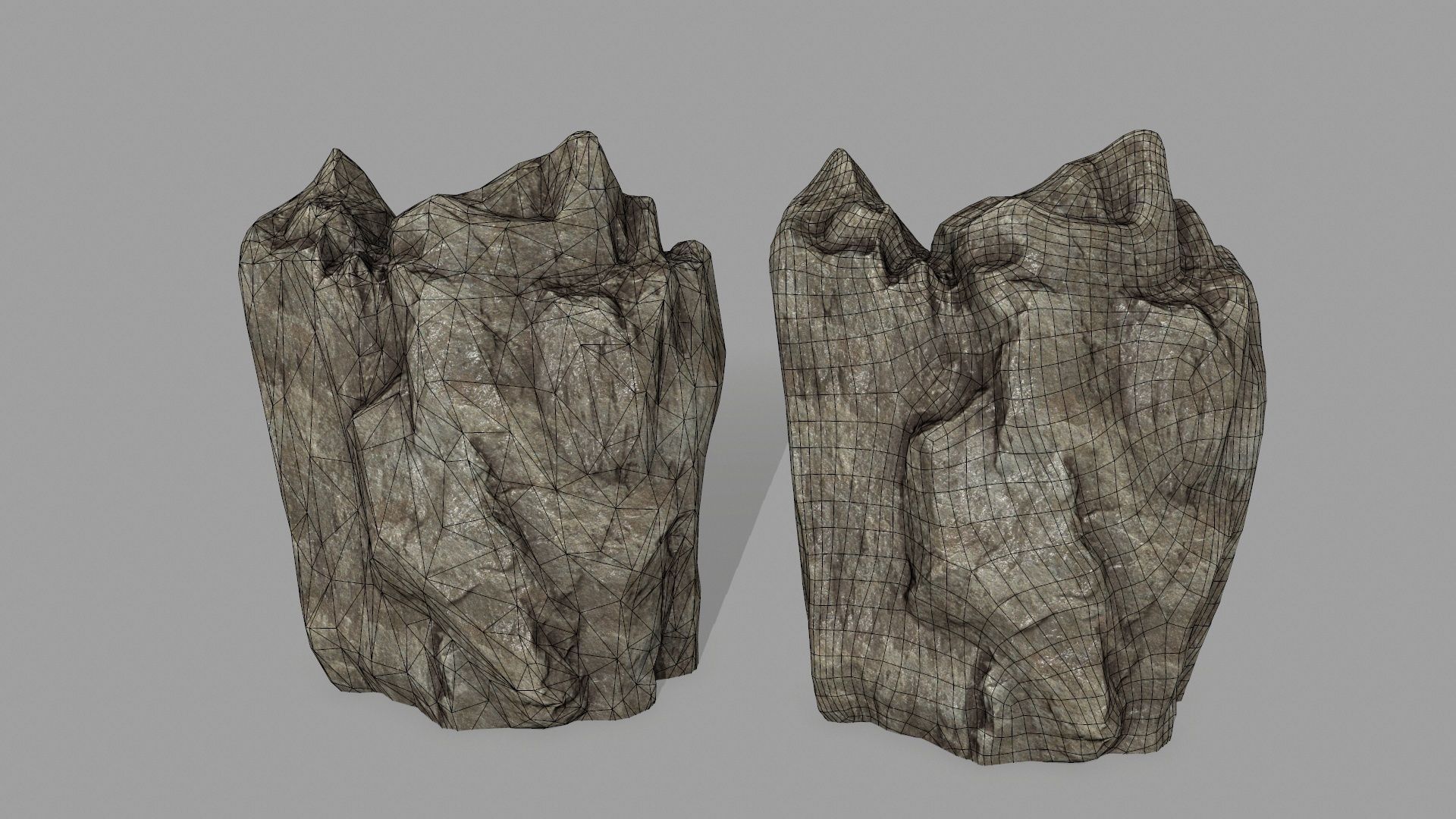 rocks set 01 Low-poly 3D model_18