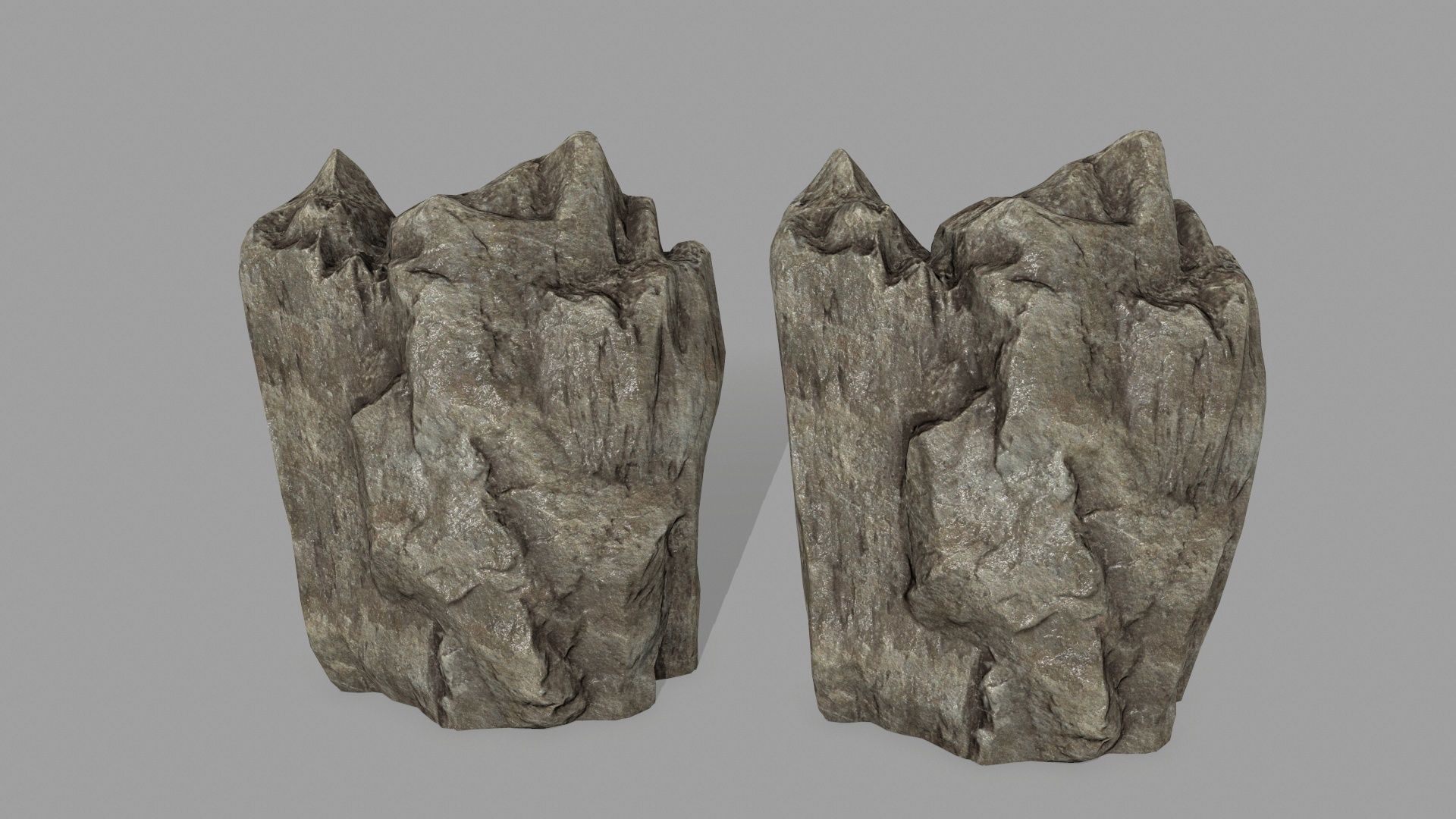 rocks set 01 Low-poly 3D model_17