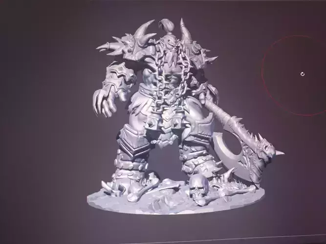 Hero of Storm Thrall hell skin WorldofWarcraft 3D print model