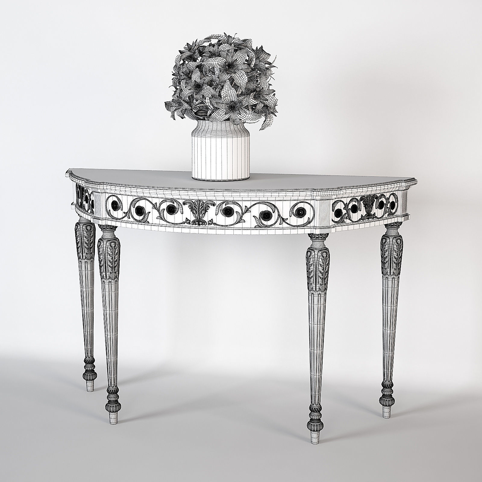 Salda Console 5166 3D model_2