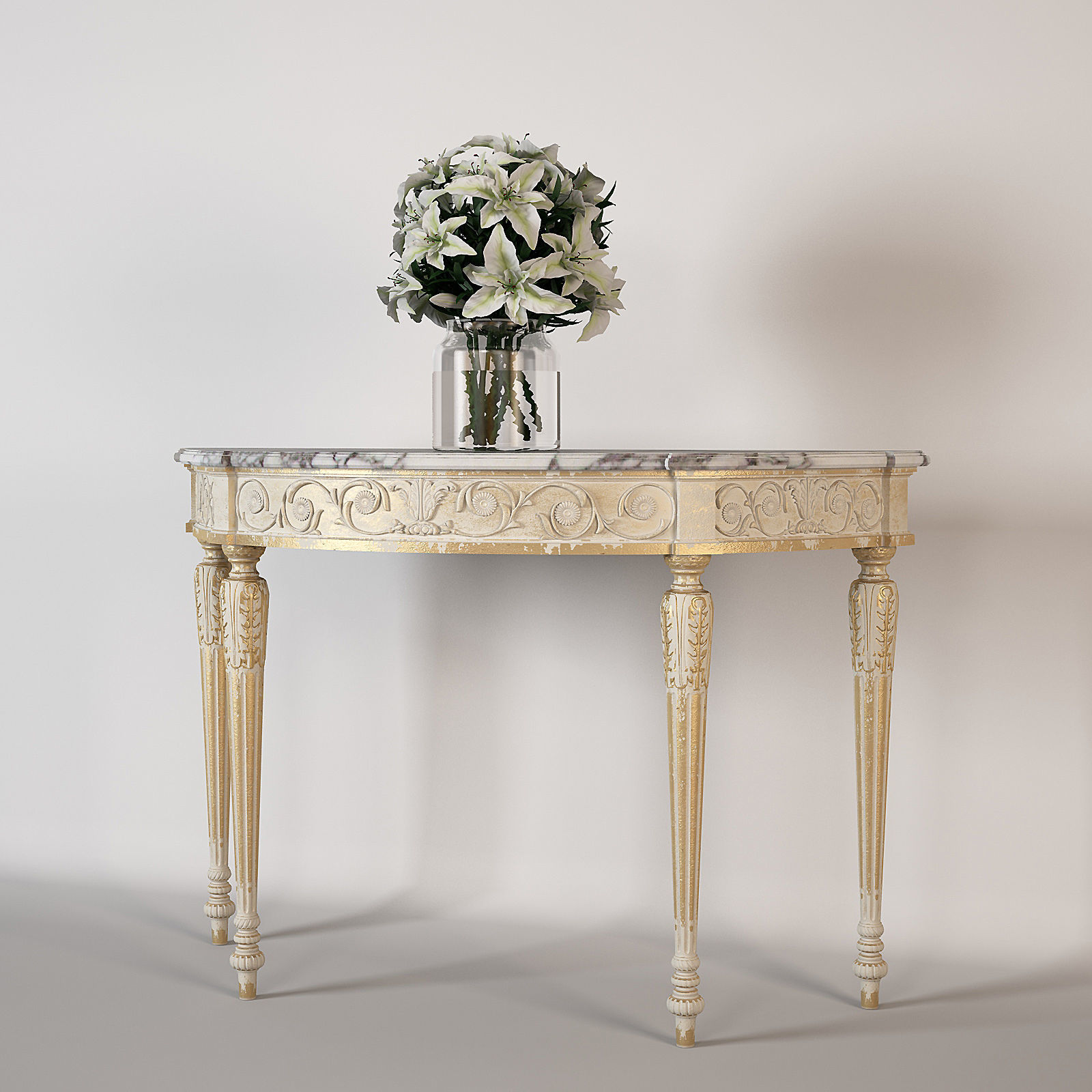 Salda Console 5166 3D model_1