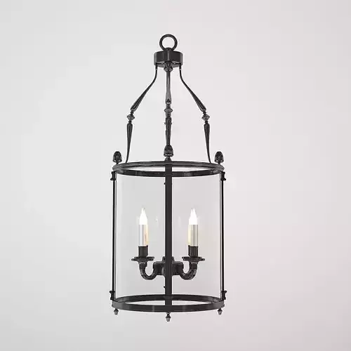 Broze DArt Francais Lantern 3D model