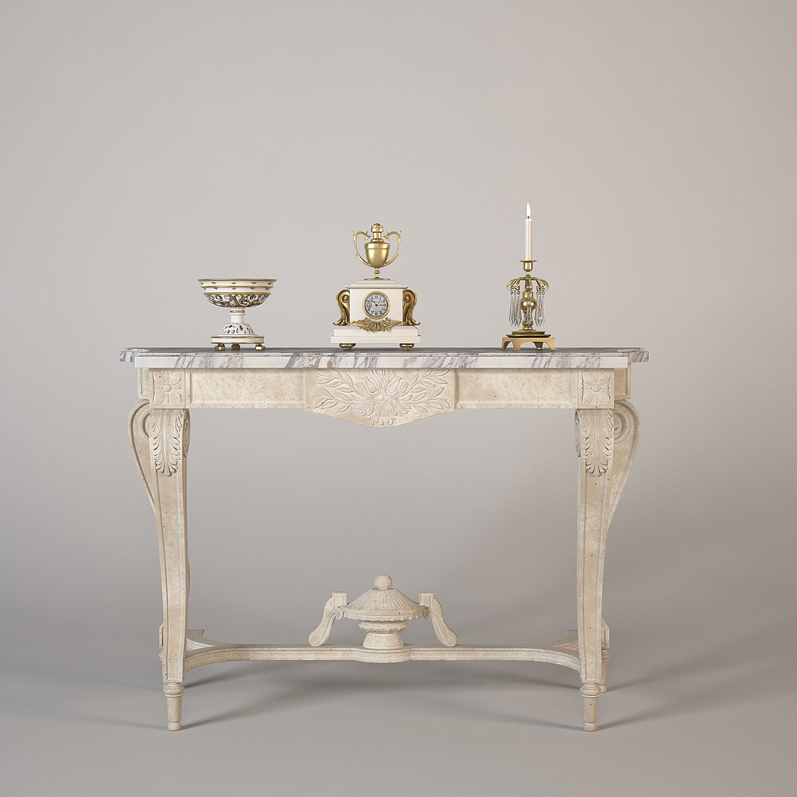 Salda Arredamenti Console Table 8509 3D model_1
