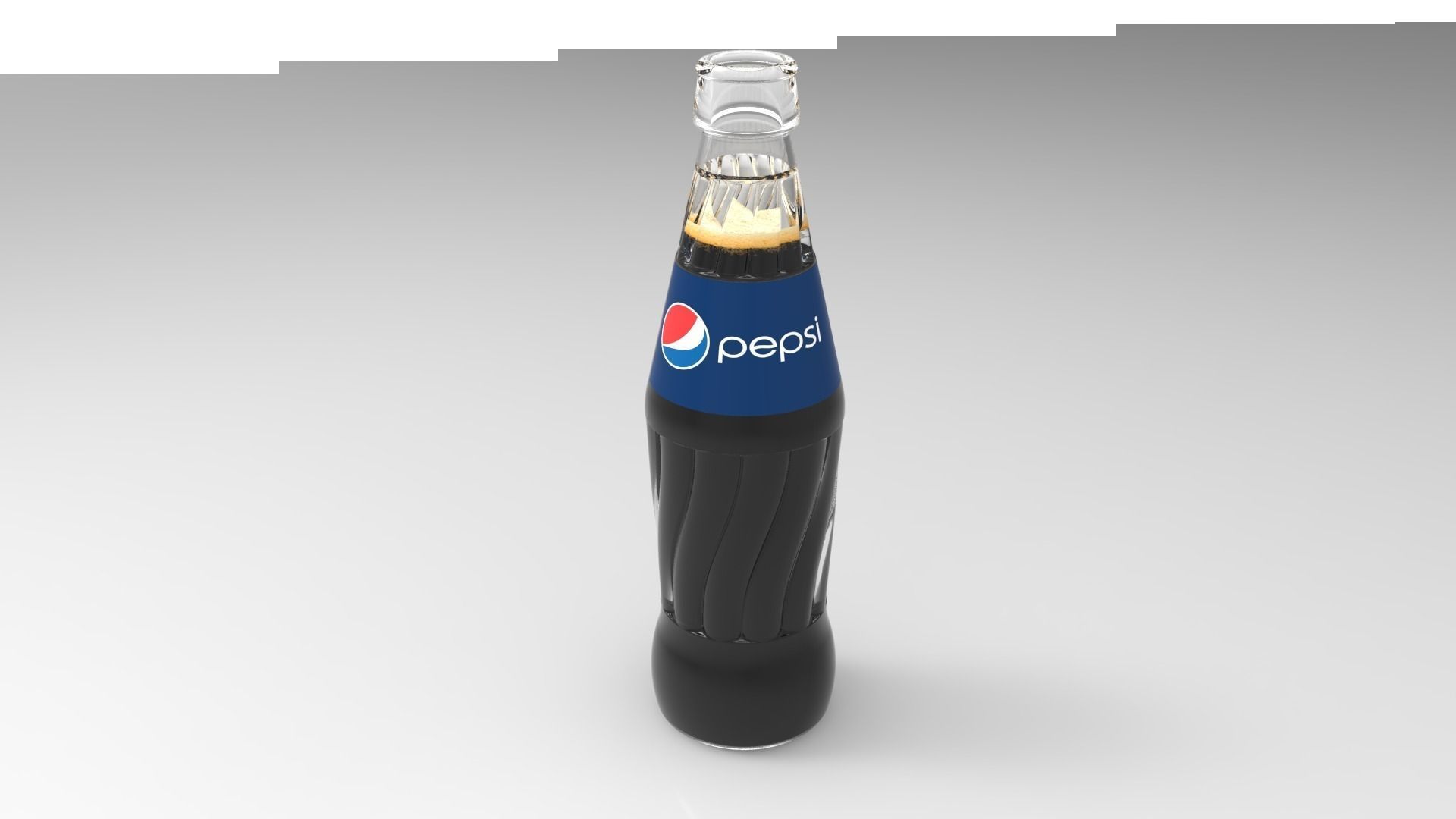 Pepsi bottle 3D print model_3