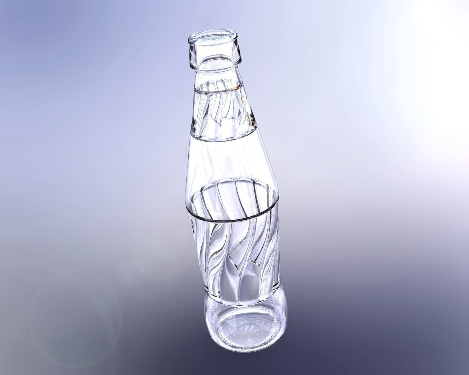 Pepsi bottle 3D print model_4