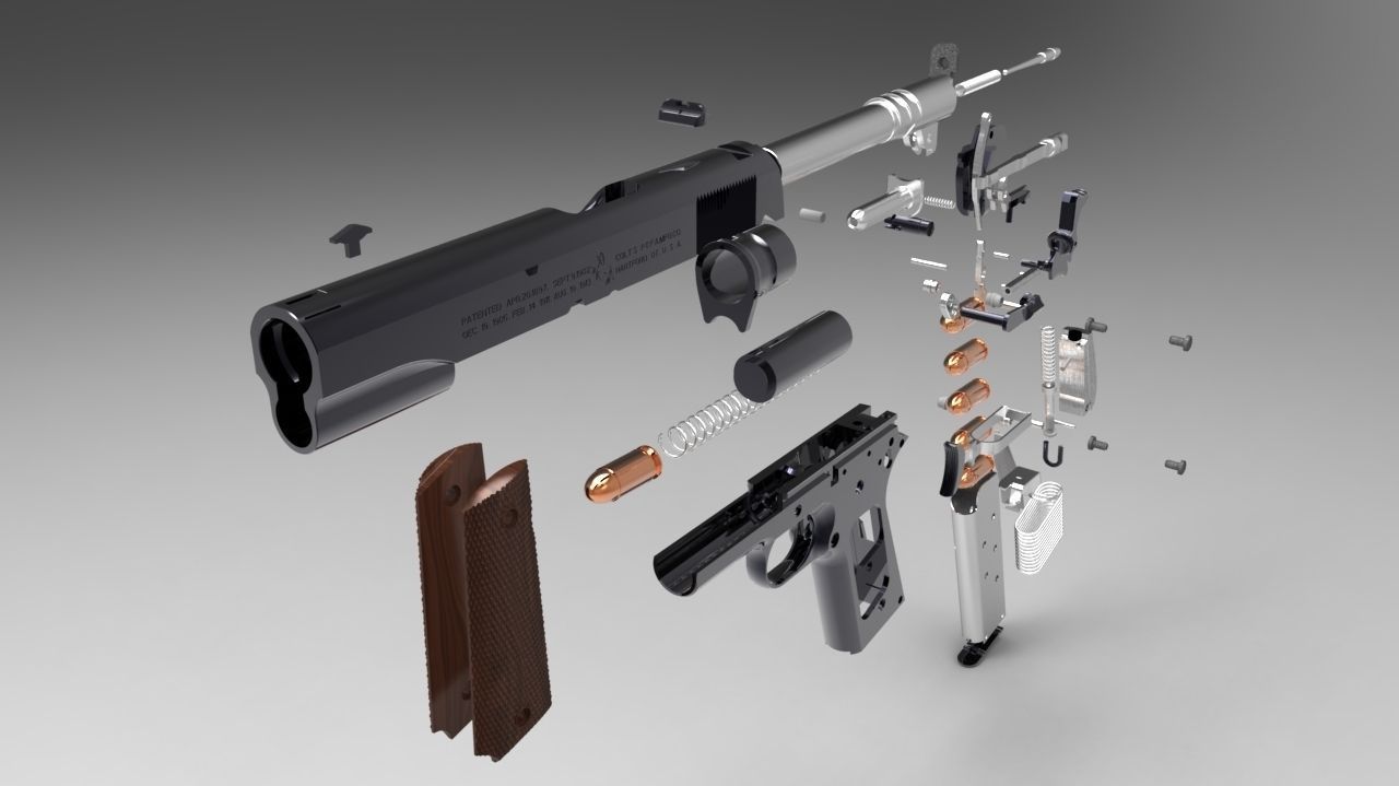 Pro Engineer Cad Models Of Guns