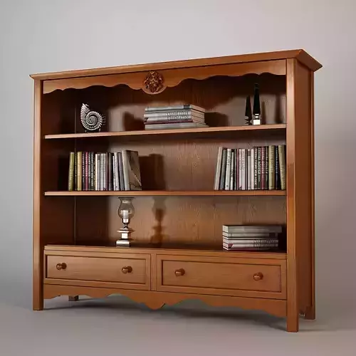  Bookcase Halley 3D model