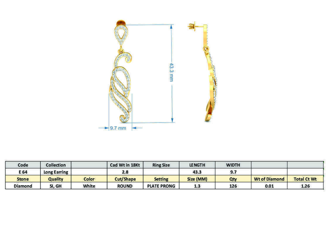BULK-STL-EARRING 96 Files 3D print model_63