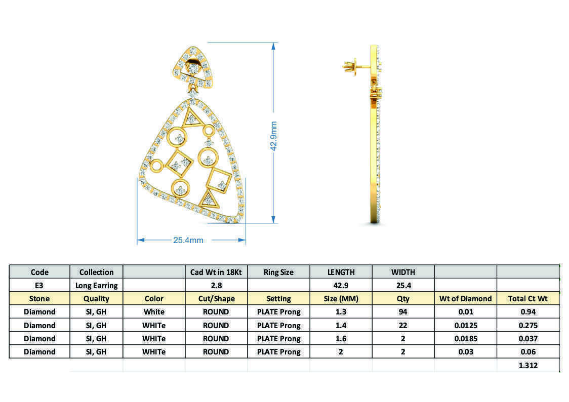 BULK-STL-EARRING 96 Files 3D print model_2