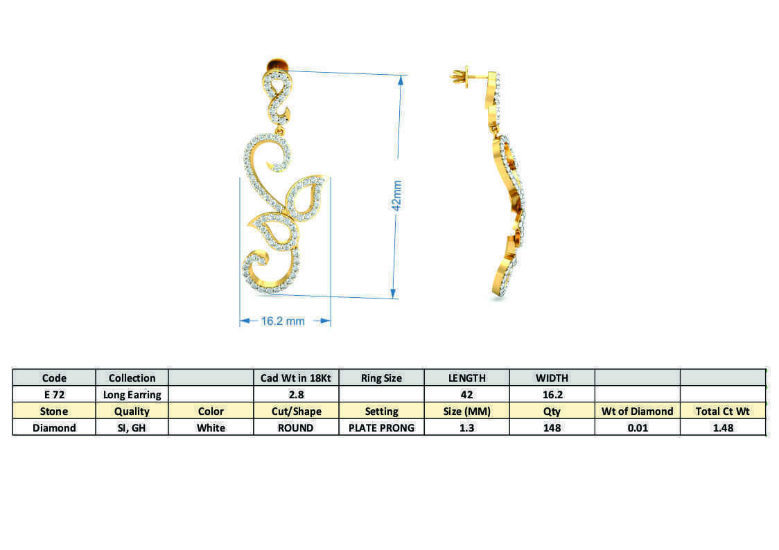 BULK-STL-EARRING 96 Files 3D print model_73
