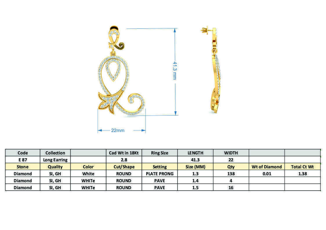 BULK-STL-EARRING 96 Files 3D print model_85