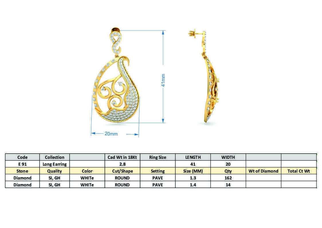 BULK-STL-EARRING 96 Files 3D print model_91