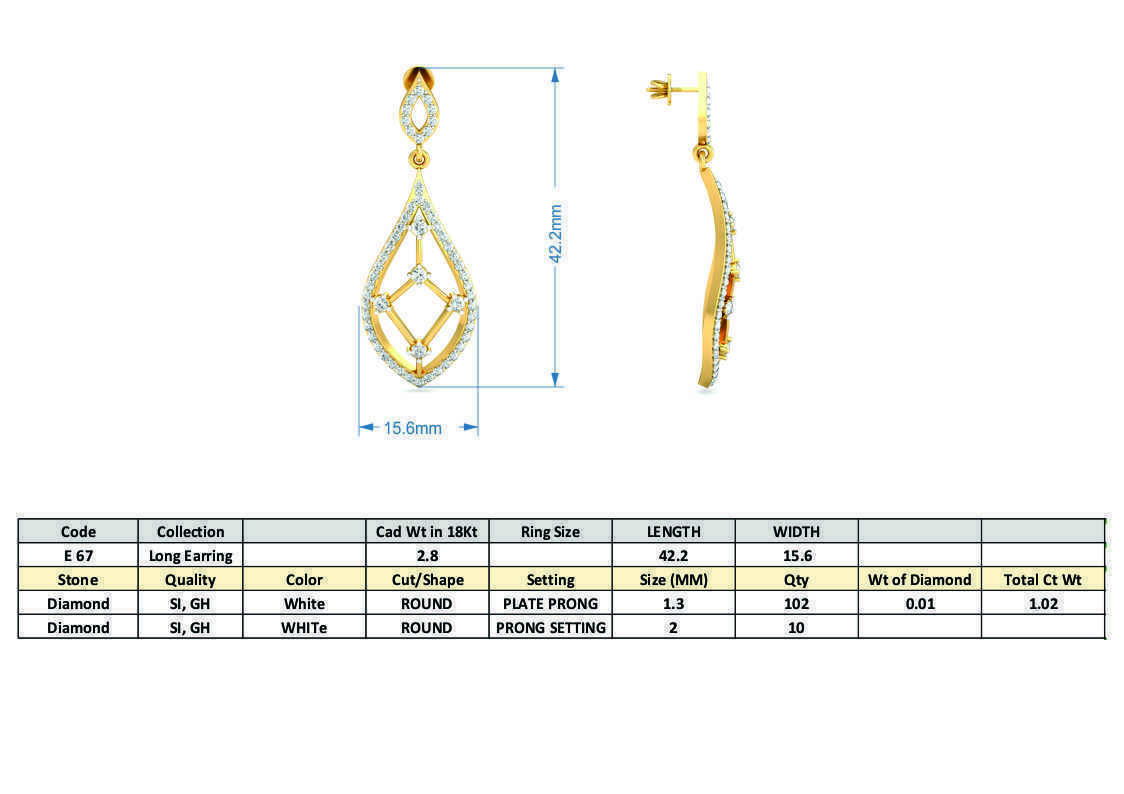 BULK-STL-EARRING 96 Files 3D print model_68