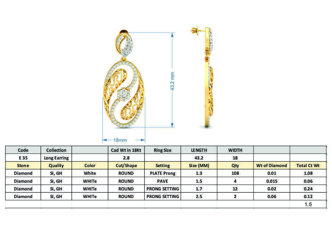 BULK-STL-EARRING 96 Files 3D print model_33