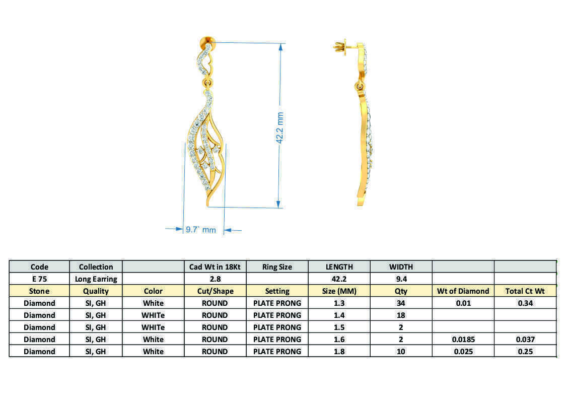 BULK-STL-EARRING 96 Files 3D print model_75