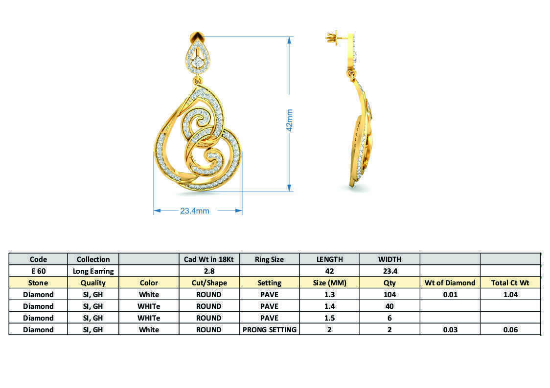 BULK-STL-EARRING 96 Files 3D print model_60