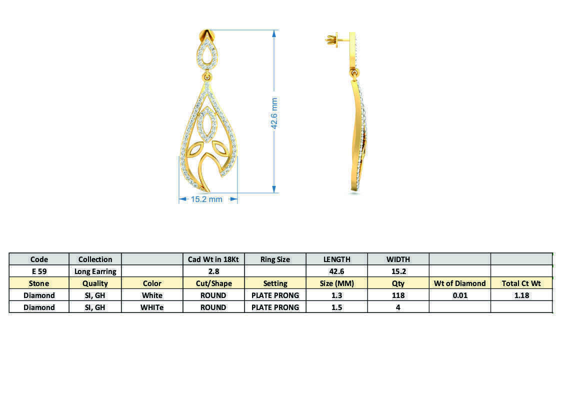 BULK-STL-EARRING 96 Files 3D print model_61