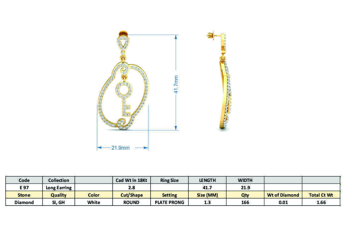 BULK-STL-EARRING 96 Files 3D print model_94