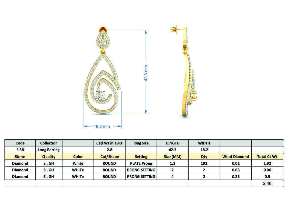BULK-STL-EARRING 96 Files 3D print model_39