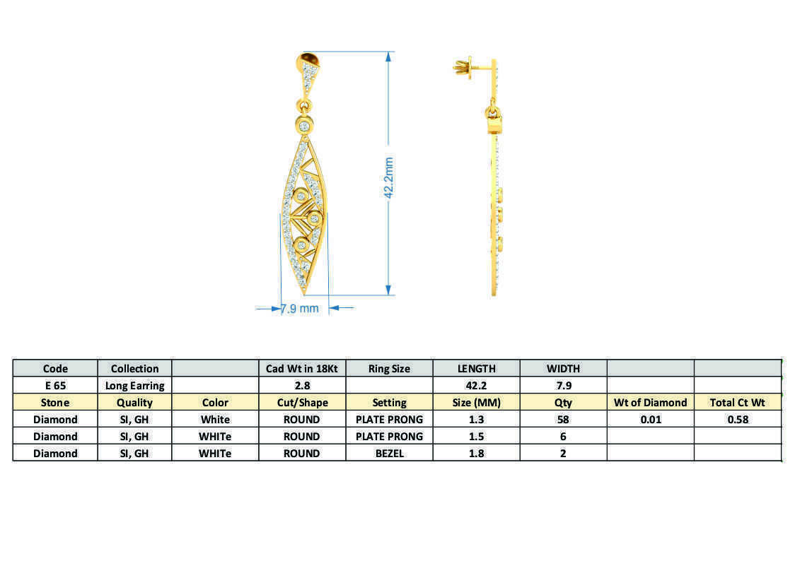 BULK-STL-EARRING 96 Files 3D print model_67