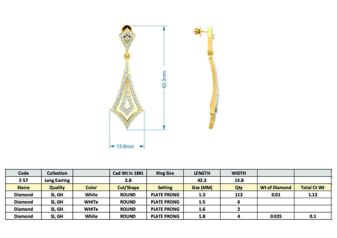 BULK-STL-EARRING 96 Files 3D print model_57