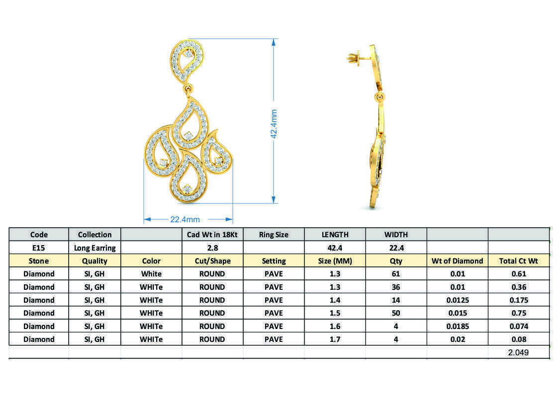 BULK-STL-EARRING 96 Files 3D print model_22