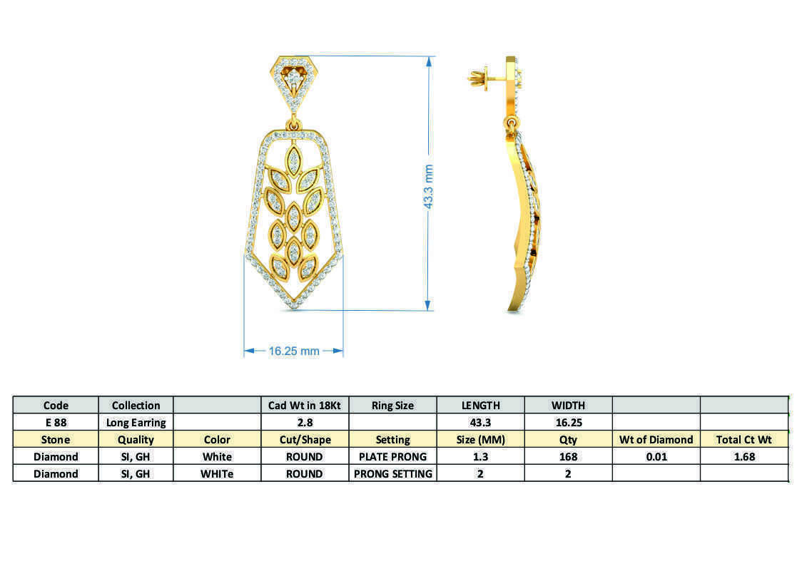 BULK-STL-EARRING 96 Files 3D print model_87