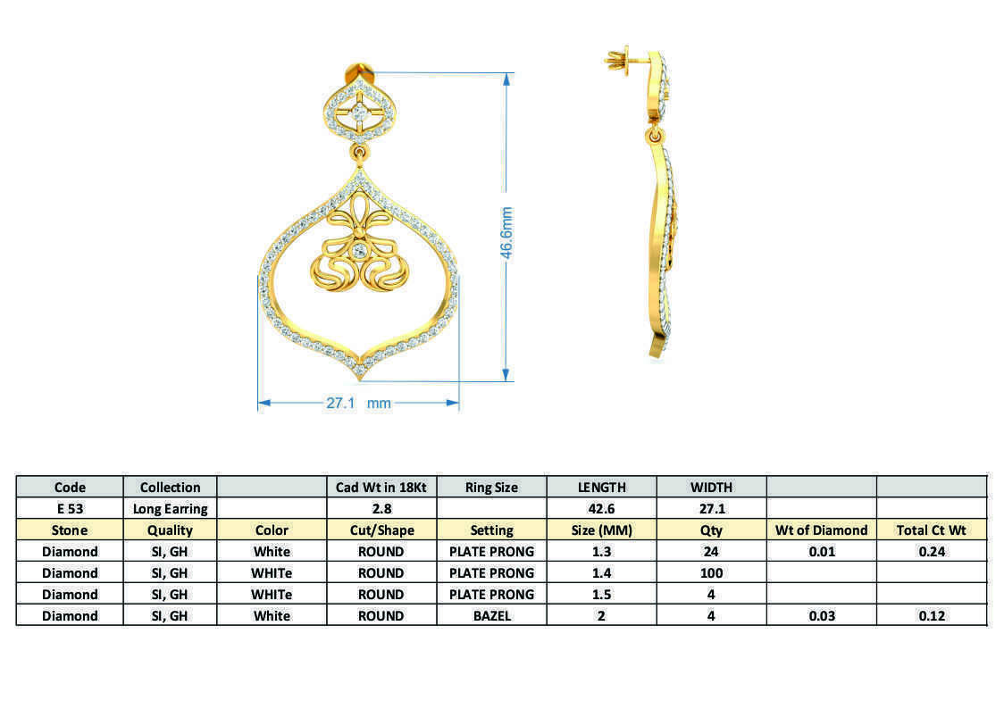 BULK-STL-EARRING 96 Files 3D print model_54