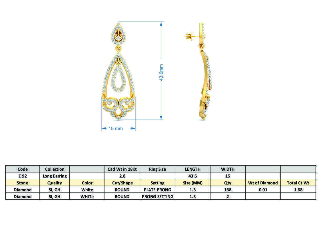 BULK-STL-EARRING 96 Files 3D print model_90