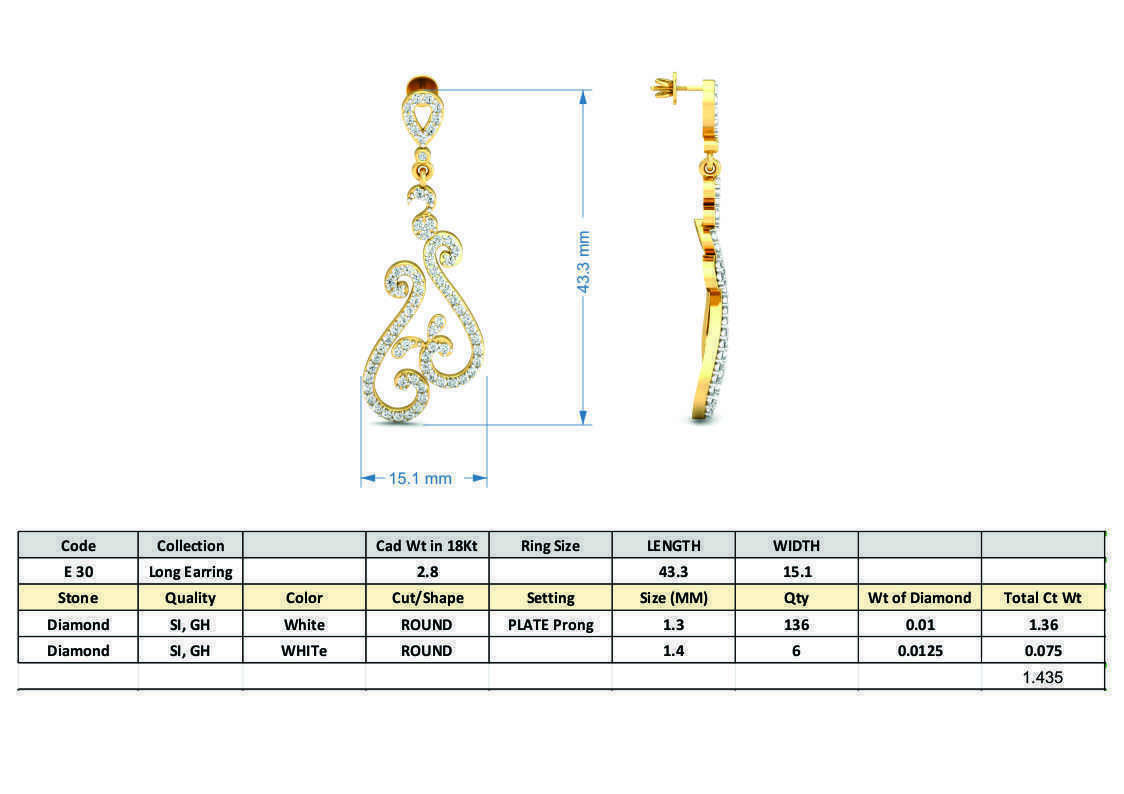 BULK-STL-EARRING 96 Files 3D print model_29
