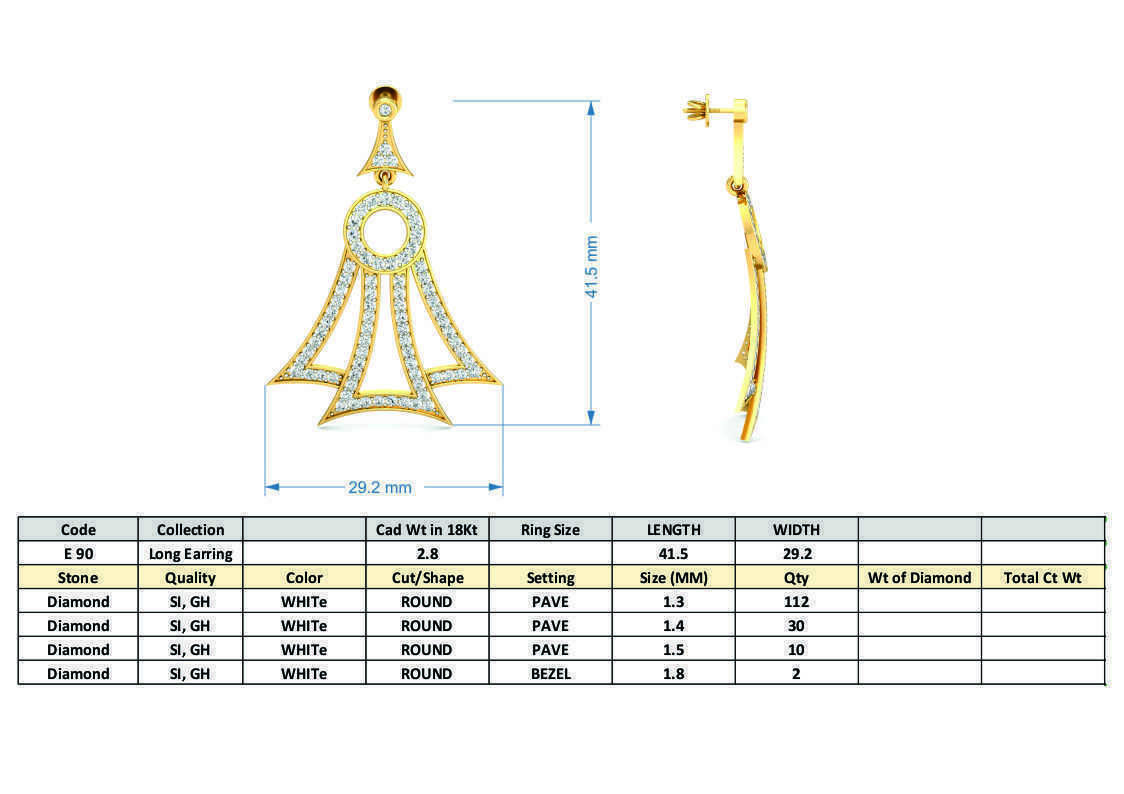 BULK-STL-EARRING 96 Files 3D print model_89