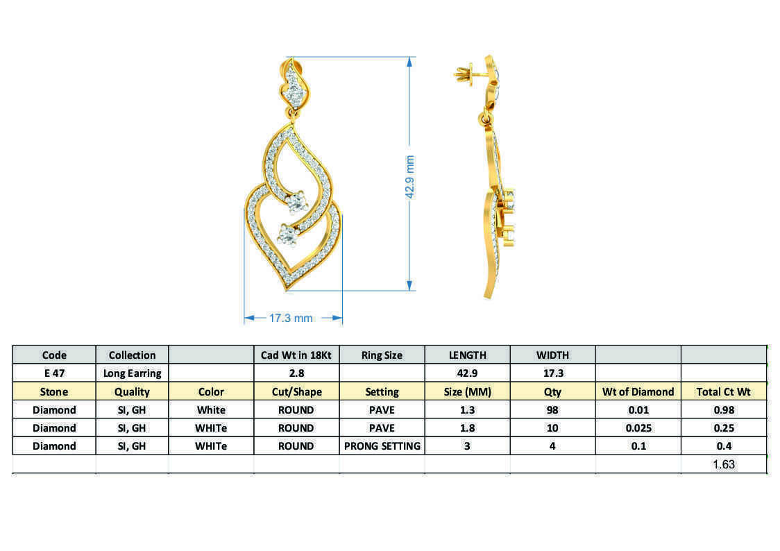 BULK-STL-EARRING 96 Files 3D print model_44