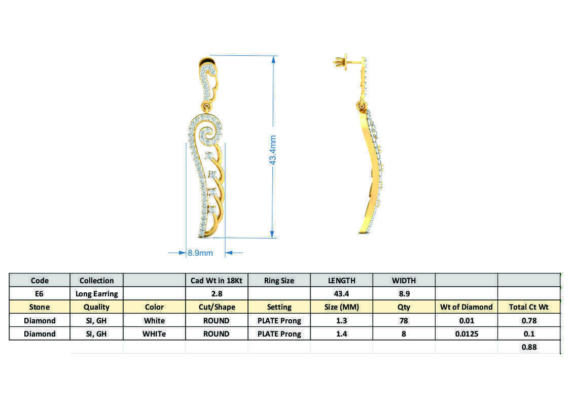 BULK-STL-EARRING 96 Files 3D print model_6