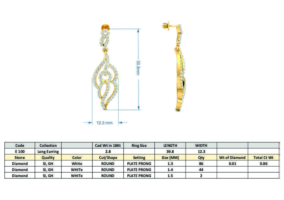 BULK-STL-EARRING 96 Files 3D print model_1