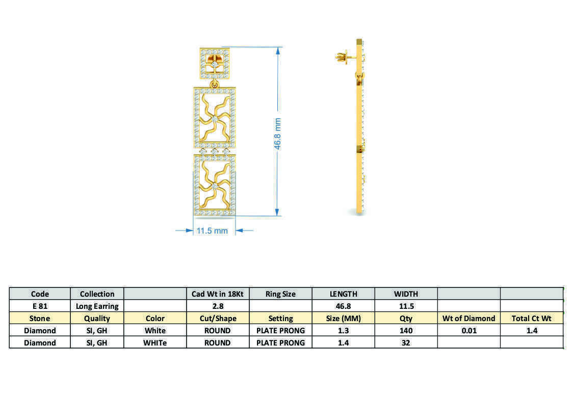 BULK-STL-EARRING 96 Files 3D print model_79