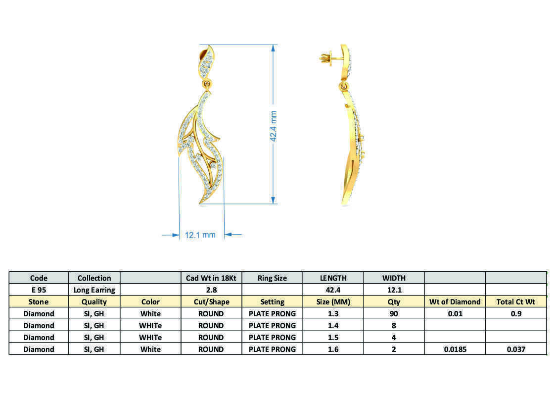 BULK-STL-EARRING 96 Files 3D print model_93