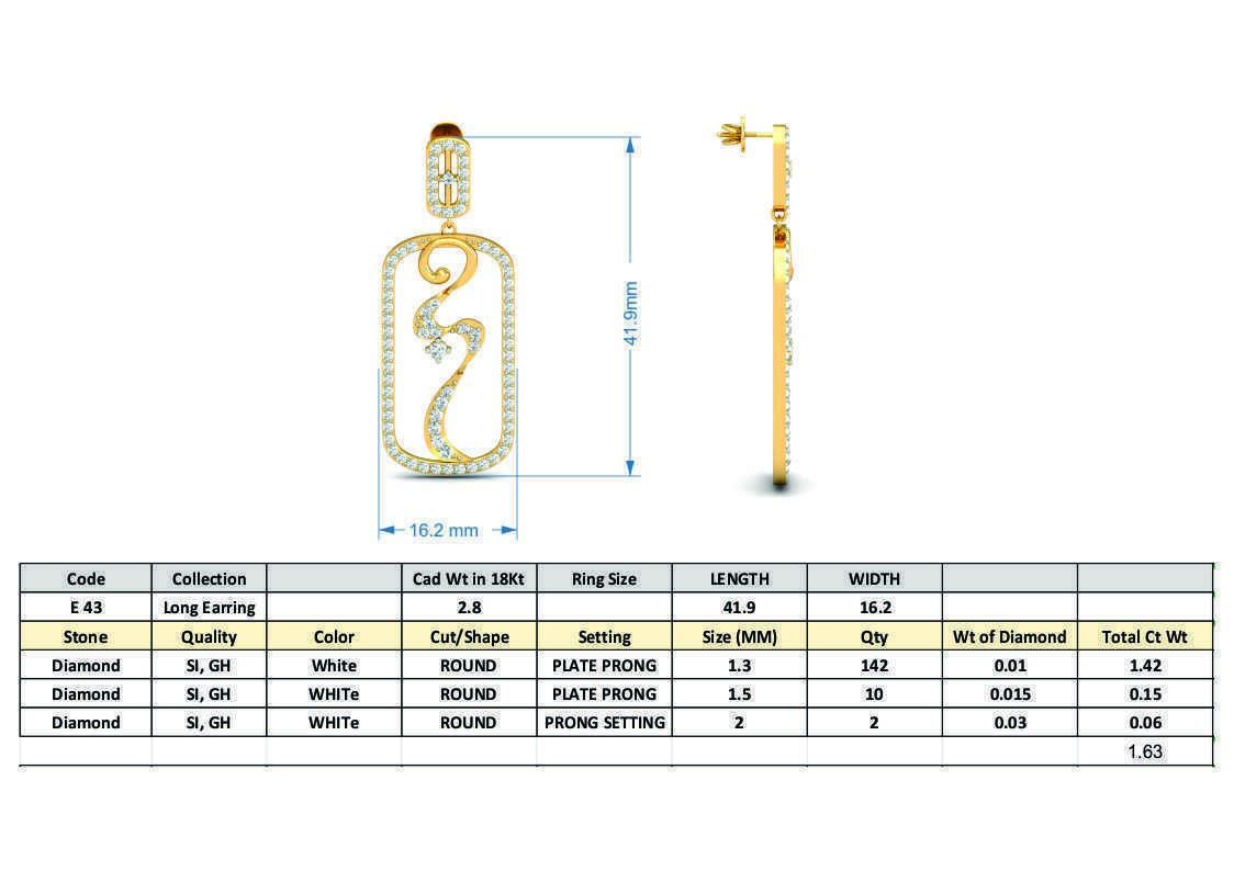 BULK-STL-EARRING 96 Files 3D print model_45