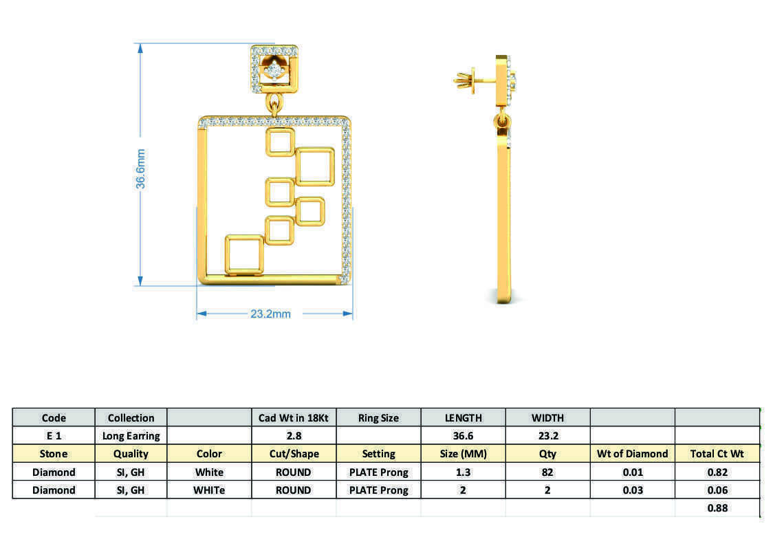 BULK-STL-EARRING 96 Files 3D print model_8