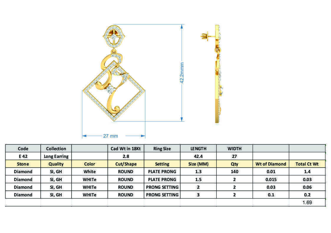 BULK-STL-EARRING 96 Files 3D print model_46