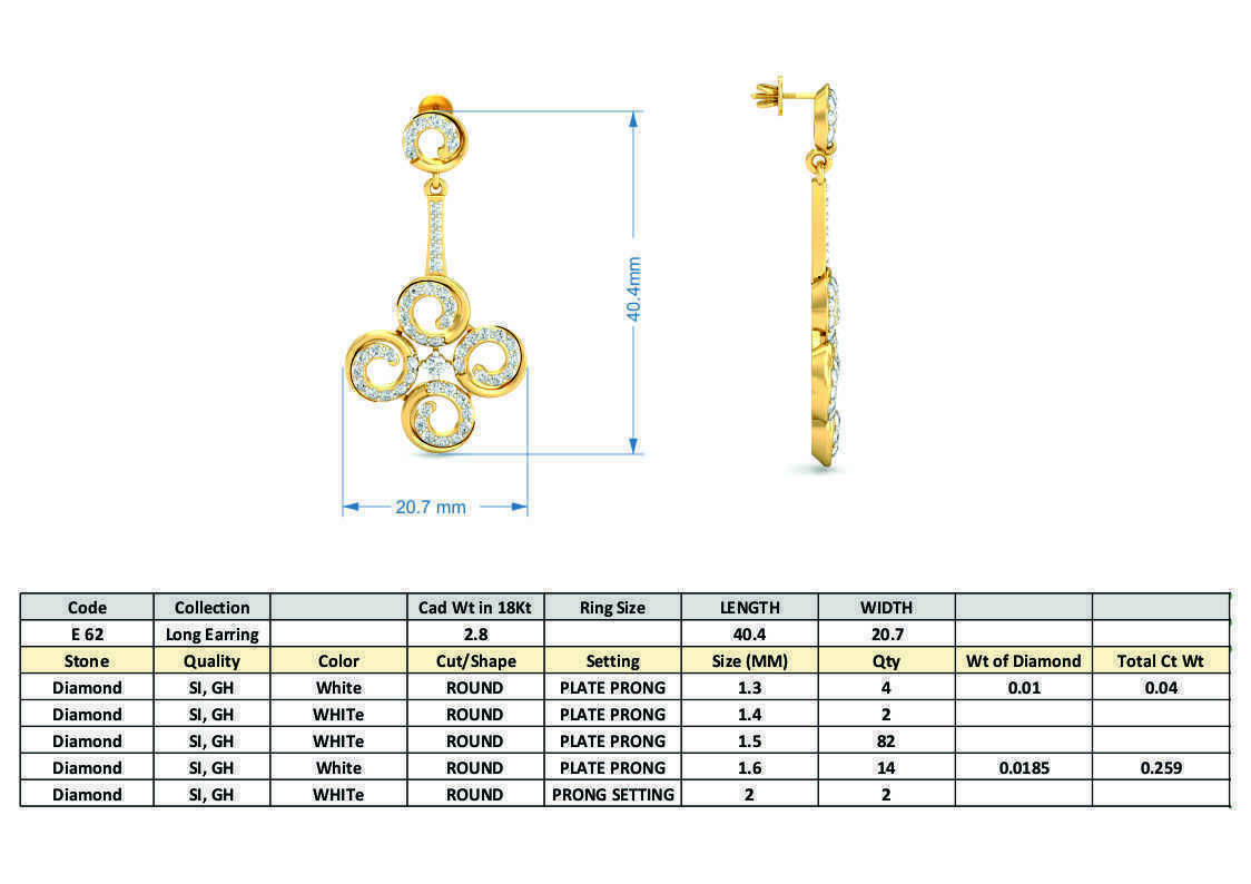 BULK-STL-EARRING 96 Files 3D print model_65