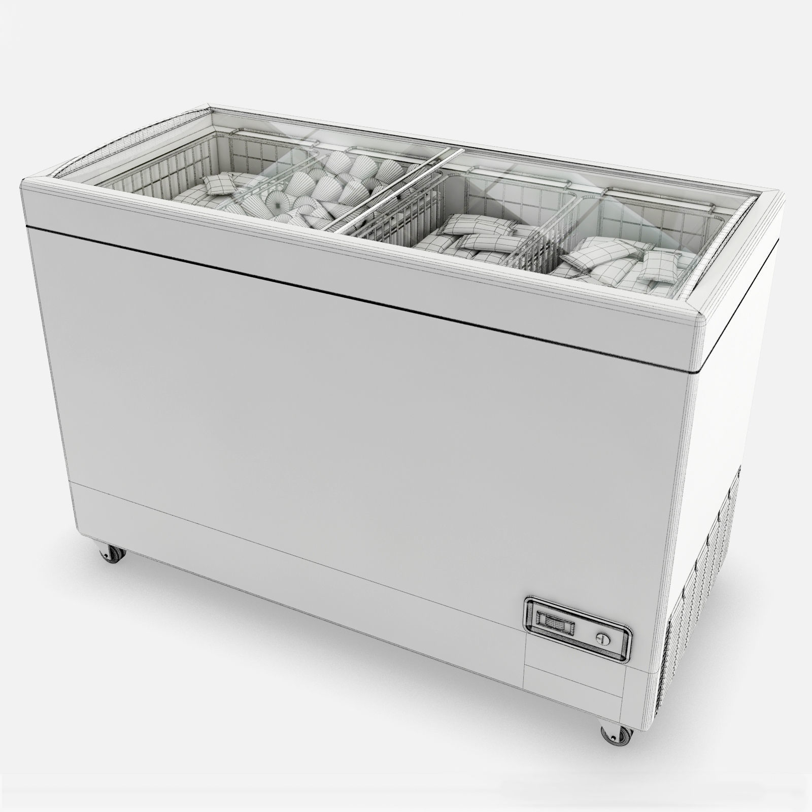 Ice Cream Freezer 3D model_3