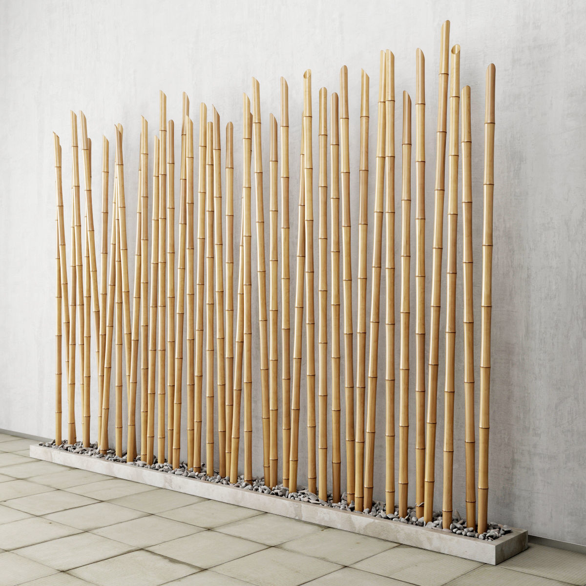 Bamboo decor n19 3D model_5