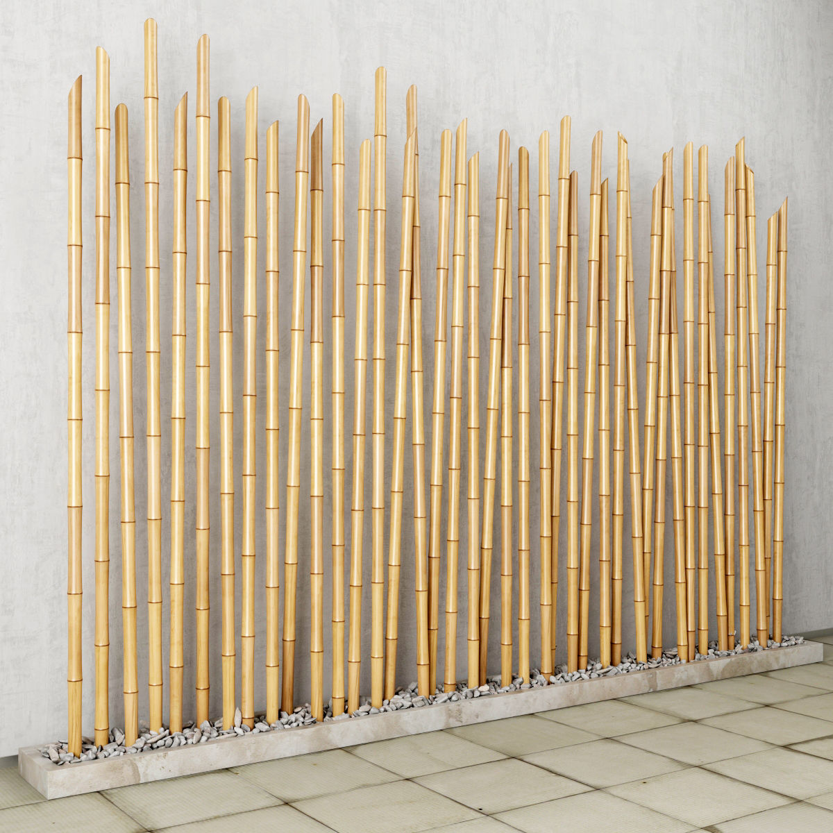 Bamboo decor n19 3D model_4