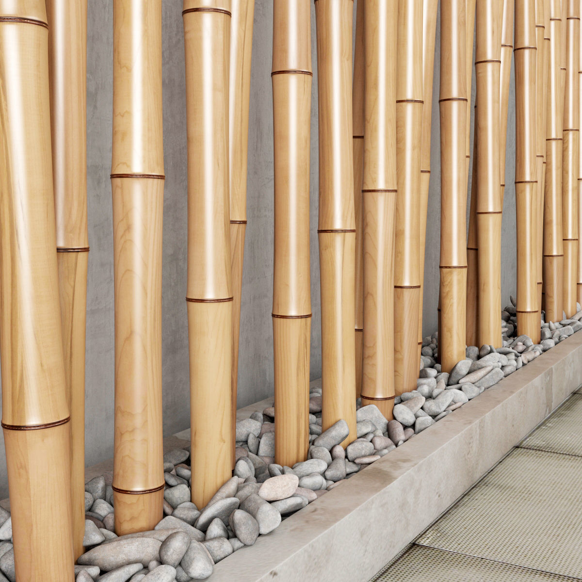 Bamboo decor n19 3D model_6