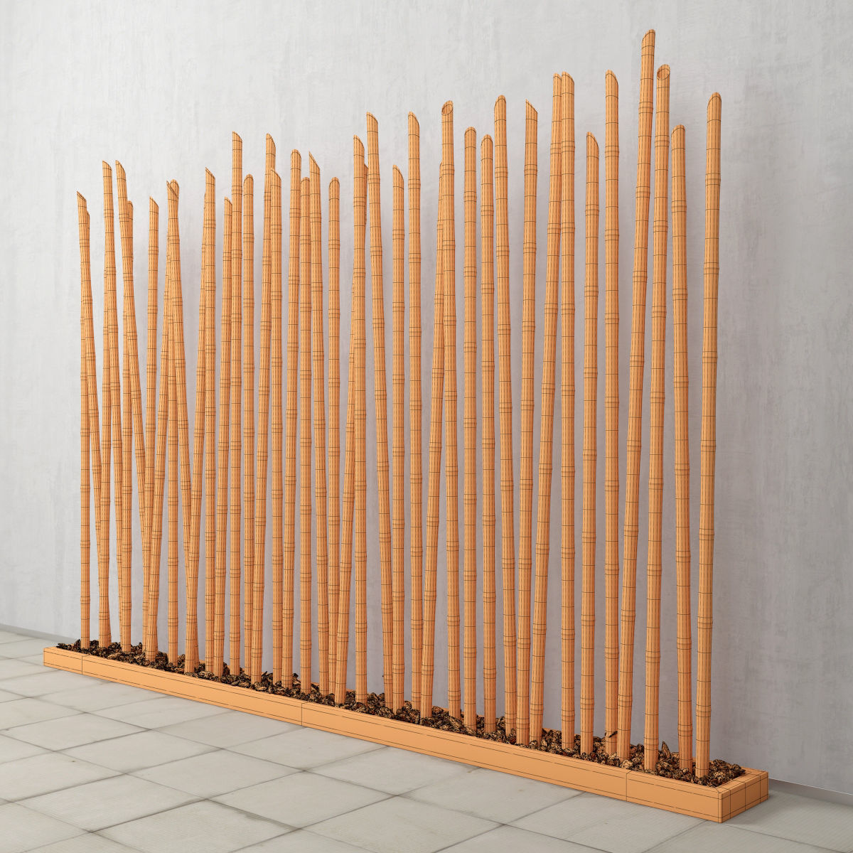 Bamboo decor n19 3D model_11